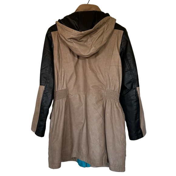 Stunning Leather Trench Anorak Jacket Blink by Danier - Picture 8 of 11